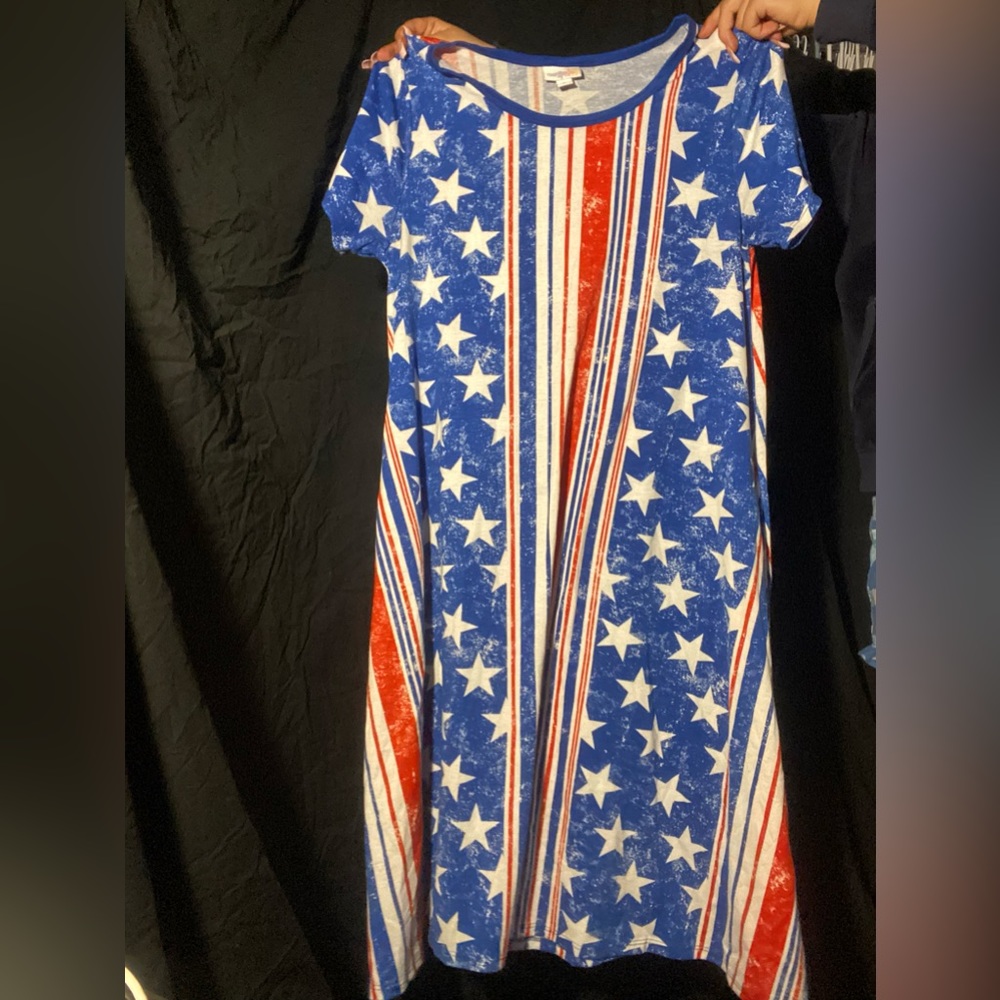LuLaRoe American Flag Dress